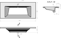 Stella Polare Раковина Лира 100 белая – фотография-3